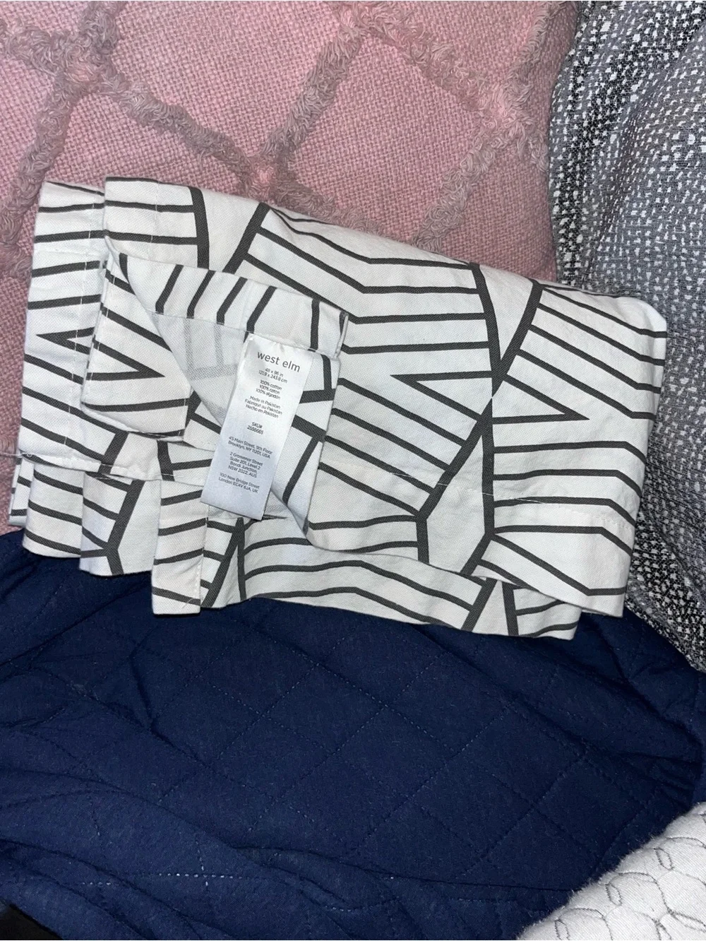 West Elm geometric linear